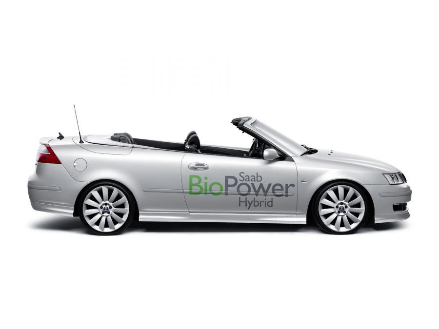  Saab 9-3 Convertible BioPower Hybrid Concept 2006 года  (фото 12 из 16)